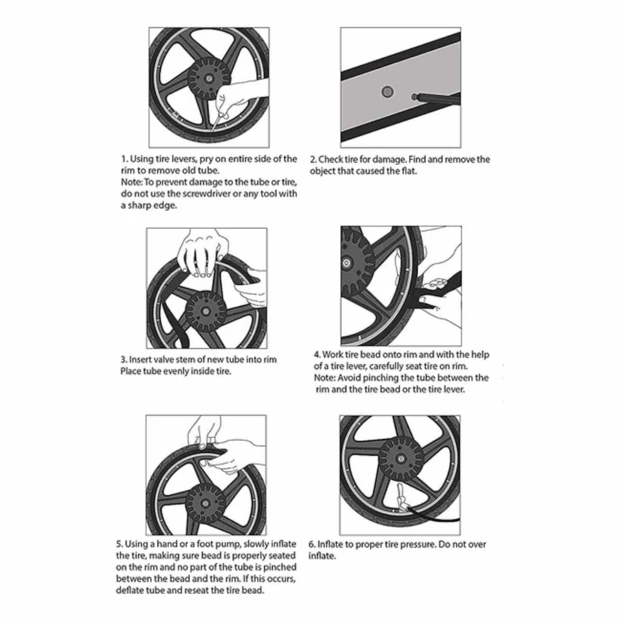 Chambre à air pour Trottinette Électriques